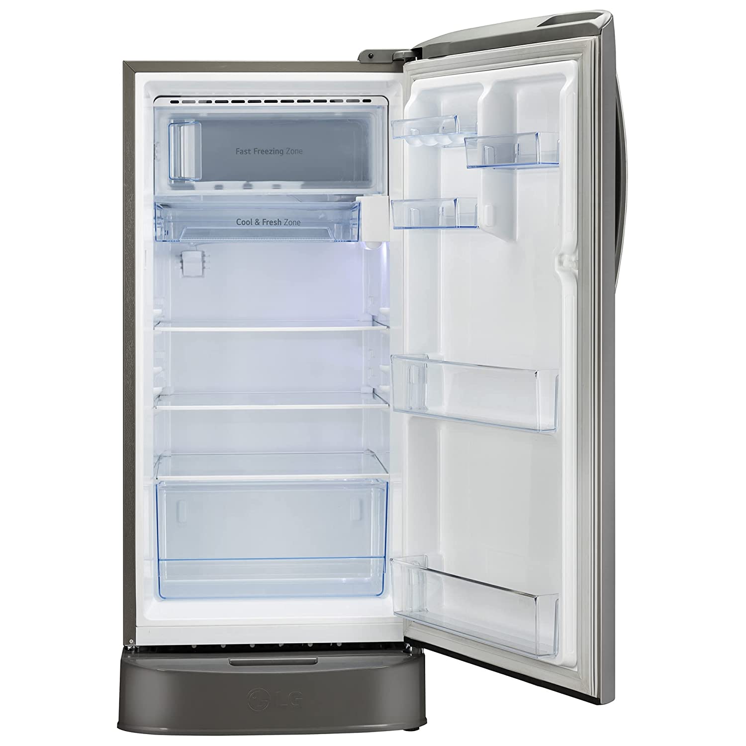 LG 204 L 4 Star Refrigerator GL-D211CPZY ‎Shiny Steel