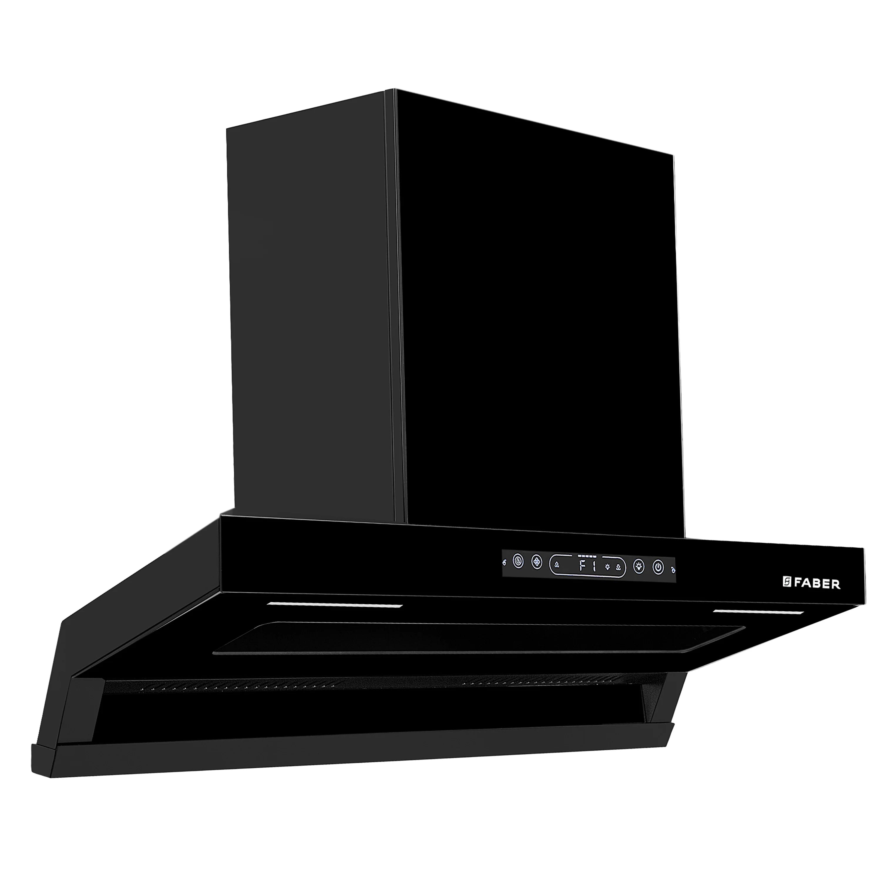 Faber 90 cm Wall Mounted Chimney VIVID FL HC BK 90