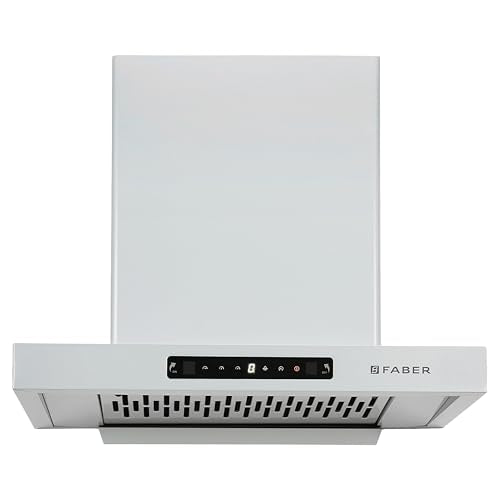 Faber 60cm 1150 m³/hr Autoclean T-Shape Kitchen Chimney | Matt Grey Finish | Filterless | Touch & Gesture Control | 8Yr Warranty on Motor 2Yr Comprehensive by Faber | HOOD GRACY IN HC SC FL L