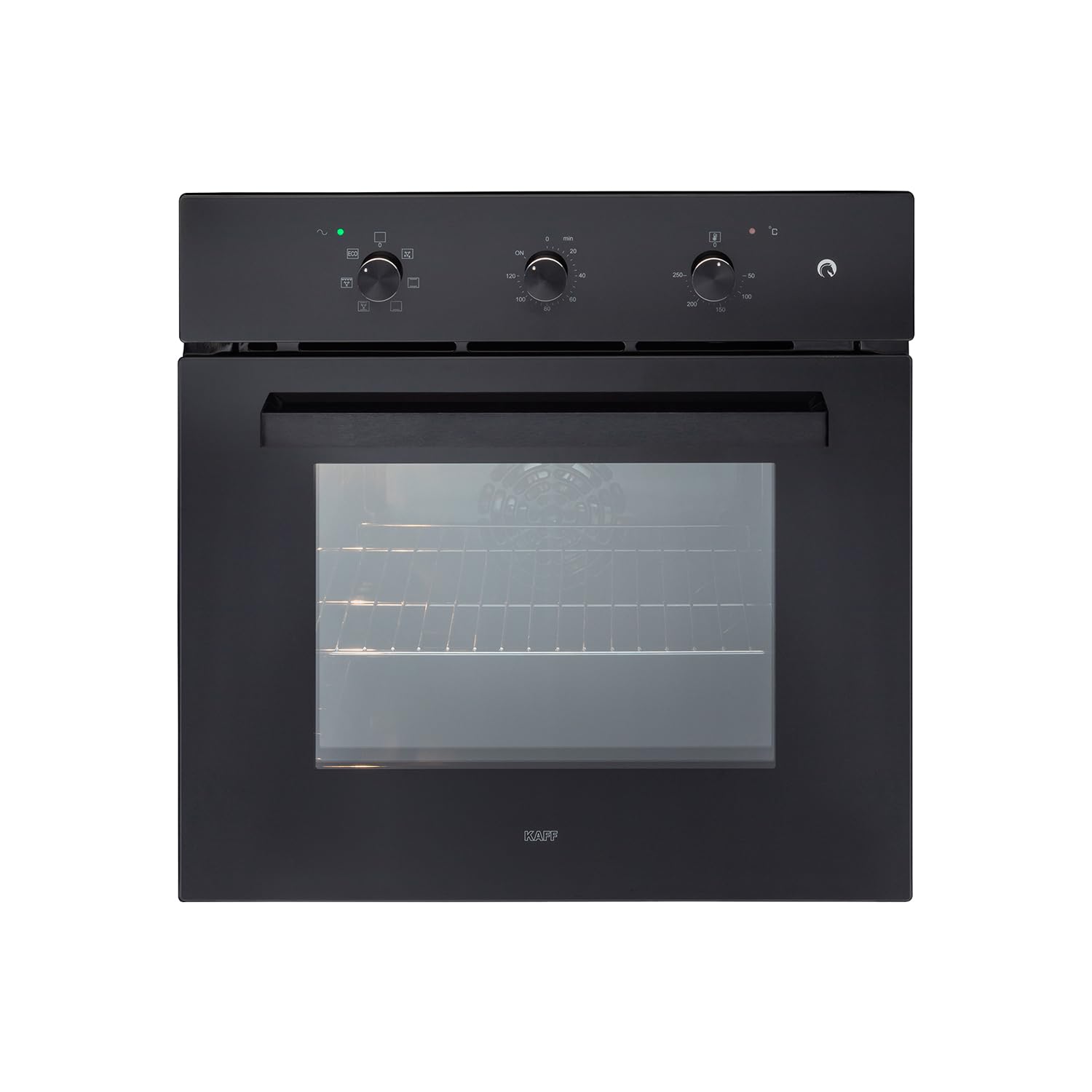 Kaff OV 83 ML7 Built-in Microwave Oven 83L Full Black Tempered Glass, 3 Layer Door (Black)