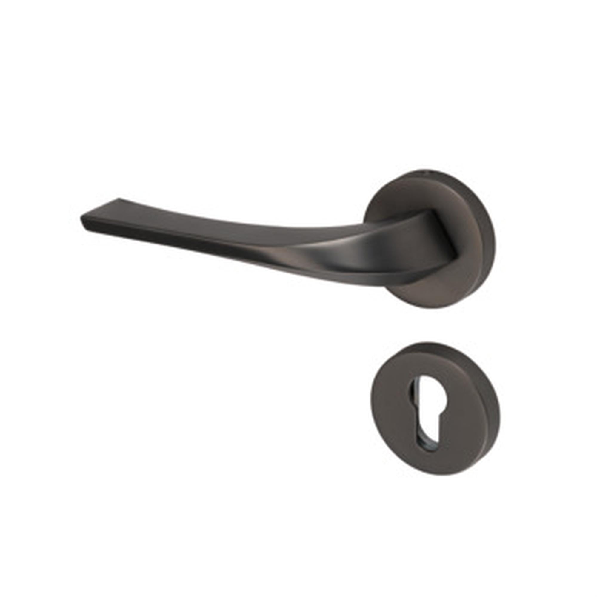 hafele MBK Spica Lever Handle On Rose With EPC Escutcheons 901.79.587
