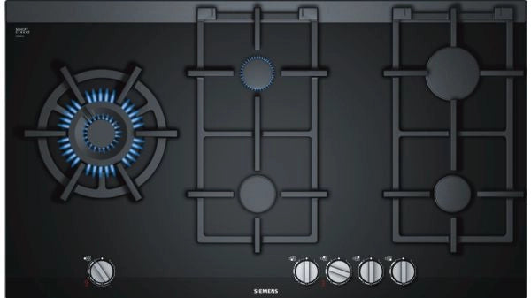 Siemens ER9A6SD70 iQ700 gaskookplaat 90 cm zwart GAS HOBS