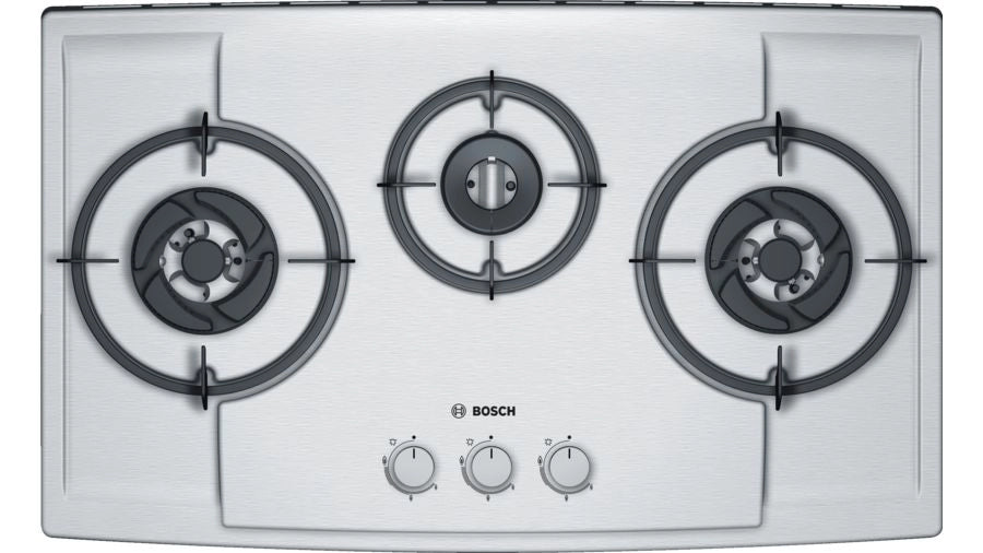 Bosch PBD7351MS 3 Brass Burner Built In Hob
