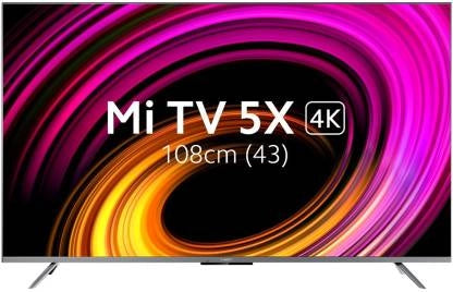 Mi 5X 108 cm (43 inch) Ultra HD (4K) LED Smart Android TV grey