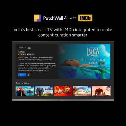 Mi 5X 108 cm (43 inch) Ultra HD (4K) LED Smart Android TV grey