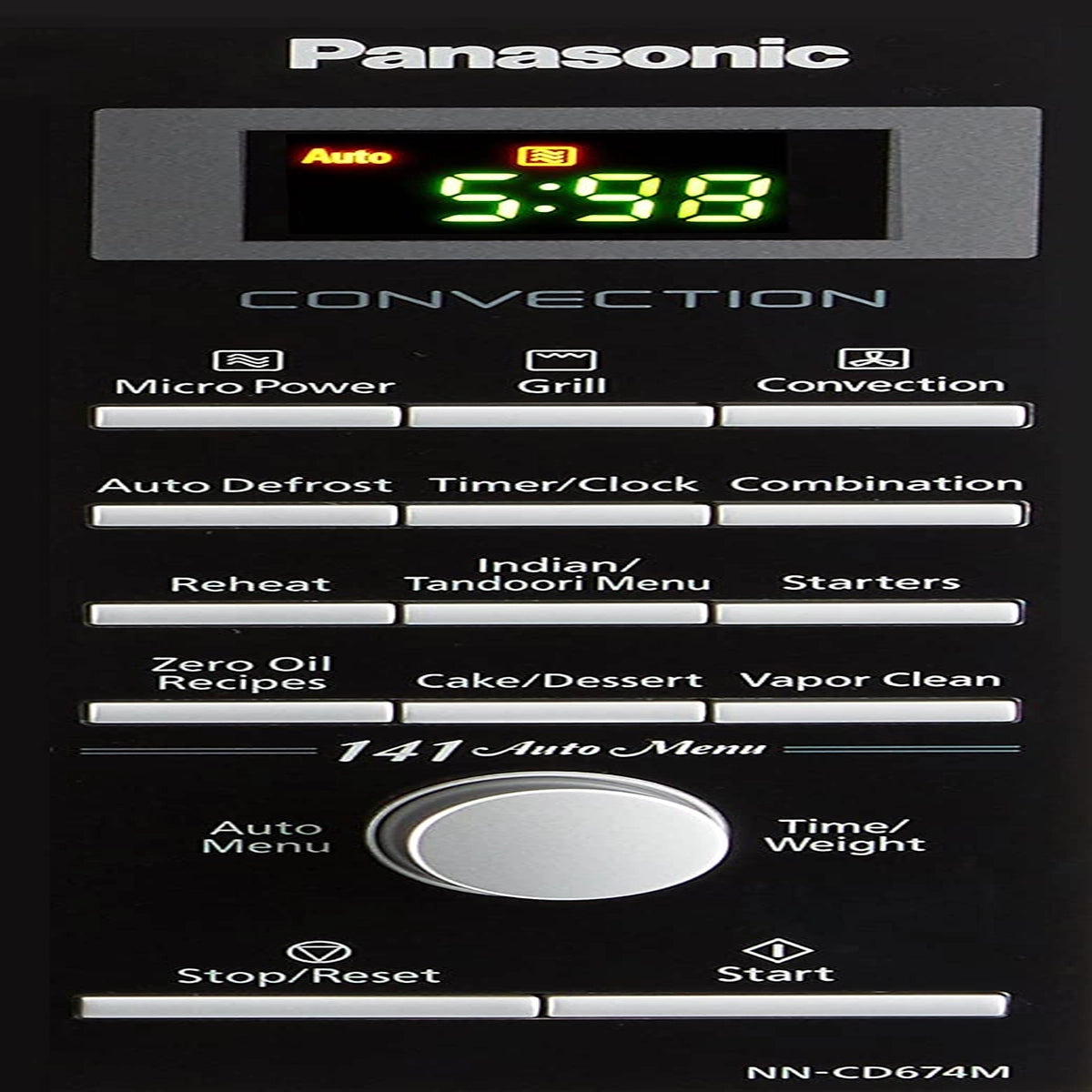 Panasonic 27 L Convection Microwave Oven - NN-CD674MFDG