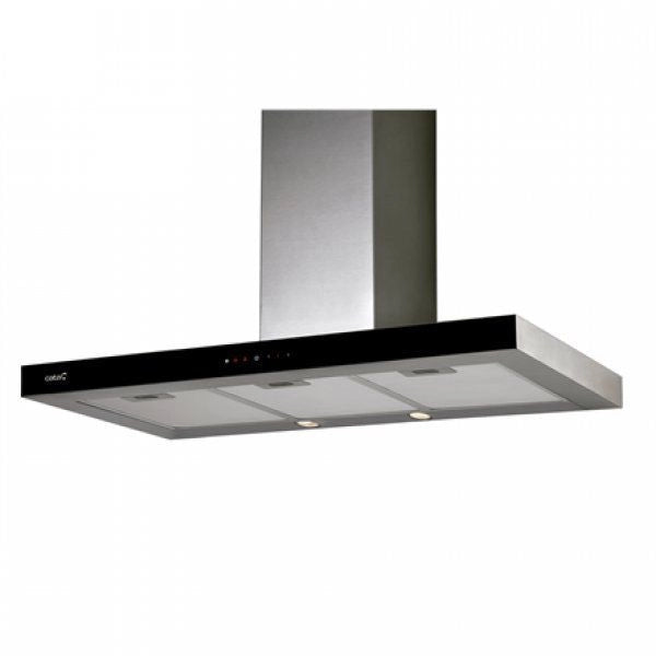 Cata Midas 90 cm Black Wall Mounted Chimney