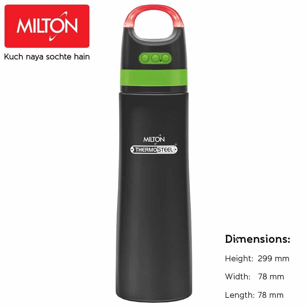 Milton Boom 900 Ml Stainless Steel Water Bottle With Wireless Bluetooth Speaker