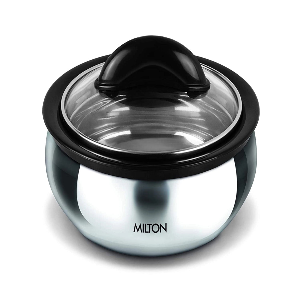 Milton Clarion Stainless Steel Casseroles (Silver) - 1500ml