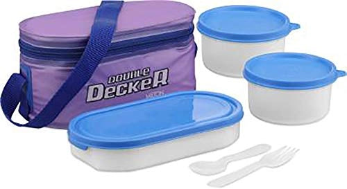 Milton Double Decker Plastic Lunch Box