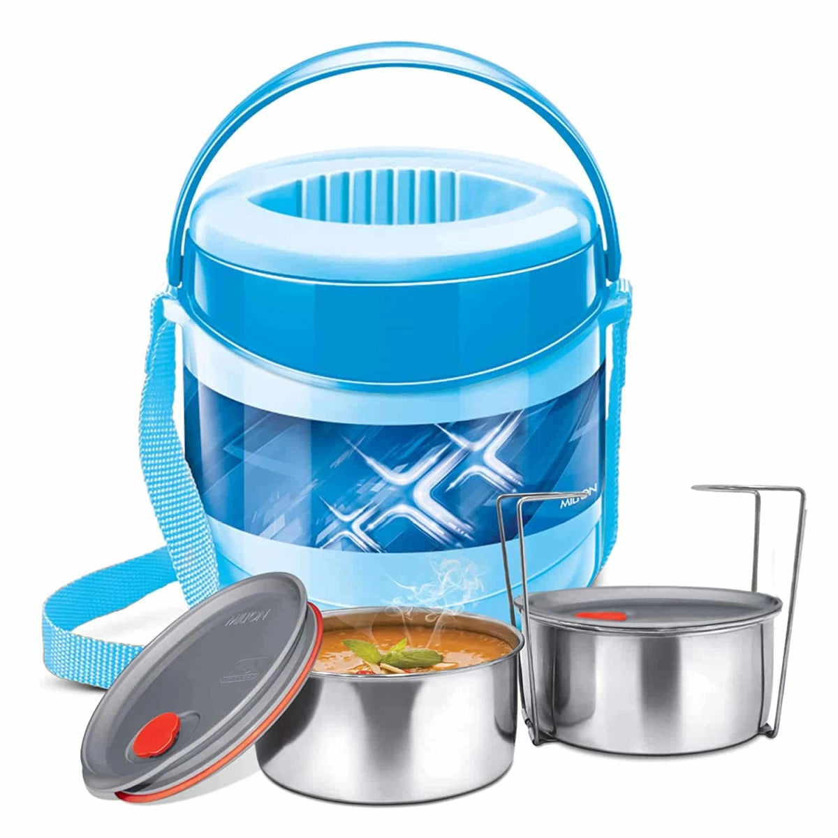 Milton Econa Deluxe Lunch Box (Assorted color) - 2 Container