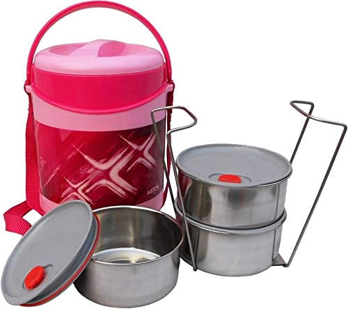 Milton Econa Deluxe Lunch Box (Assorted color) - 3 Container