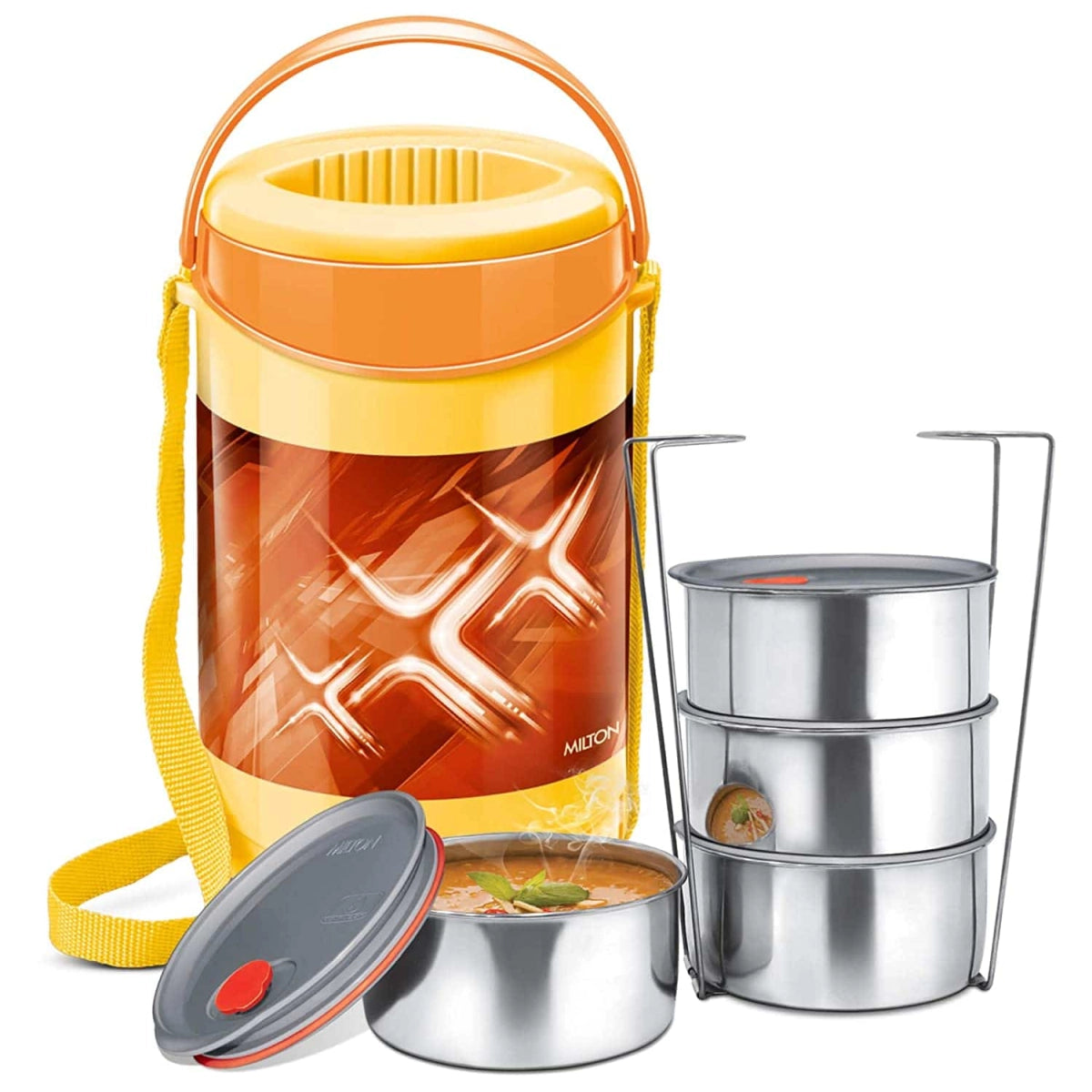 Milton Econa Deluxe Lunch Box (Assorted color) - 4 Container