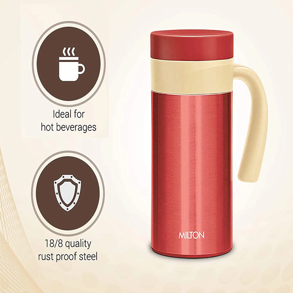 Milton Flagon 400ml Thermosteel Flask Bottles