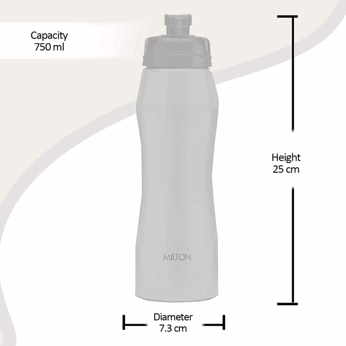 Milton Hawk 750 Stainless Steel Water Bottle