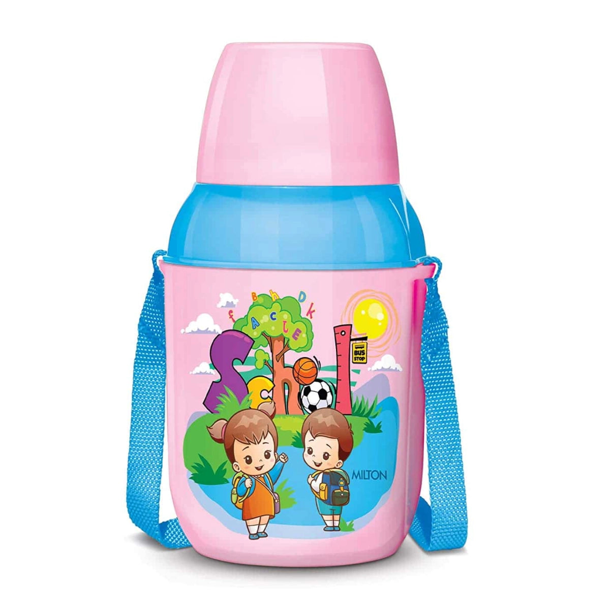 Milton Steel Swift Insulated Inner Stainless Steel Water Bottle for Kids - 400ml