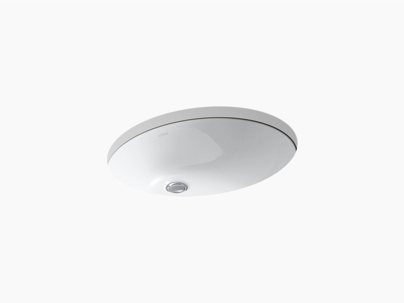 kohler K-2211IN-0 536mm x 435mm undercounter basin in white