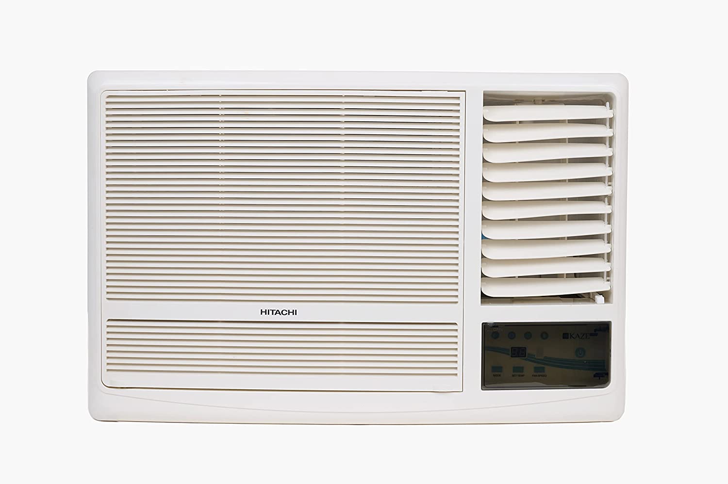 Hitachi 1.5 Ton 3 Star Auto Restart Window AC (100% Copper, Dust Filter, 2023 Model, KAZE PLUS, R32 RAW318HFDOF, White)