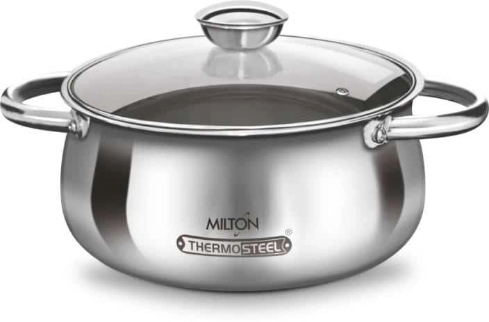 Milton Monarch Stainless Steel Casserole_silver