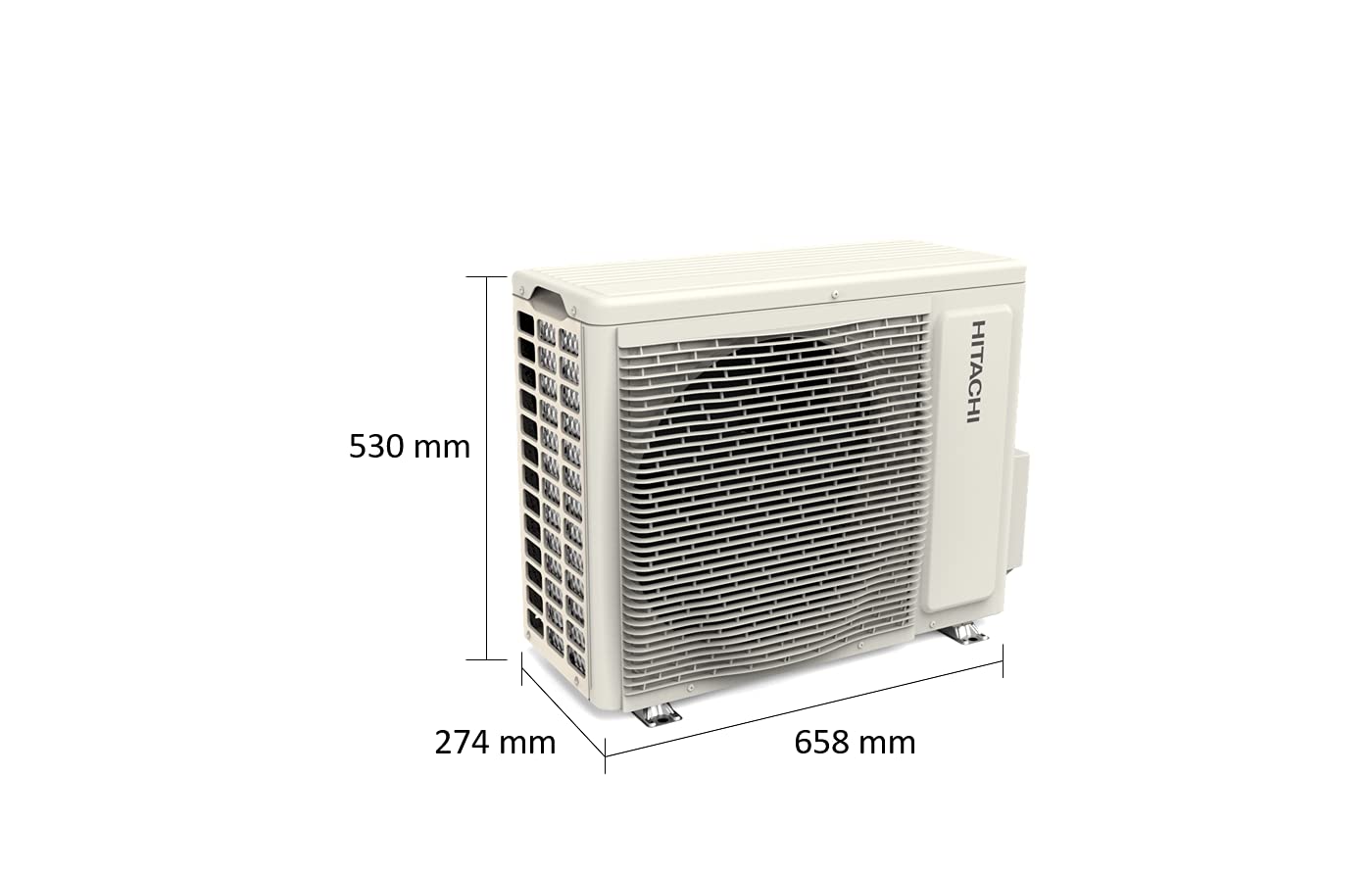 Hitachi SPLIT AC - 1.0 Ton 3100S INVERTER-R32-RAPG312HFEOZ1 Gold