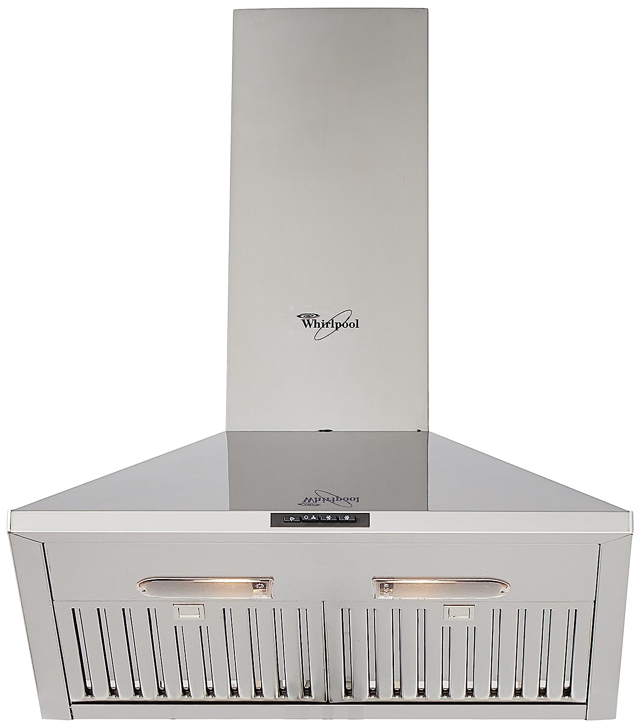 Whirlpool 90cm 1000 m3/hr Chimney (AKR 901 Platinum, 2 Baffle Filters, Silver)