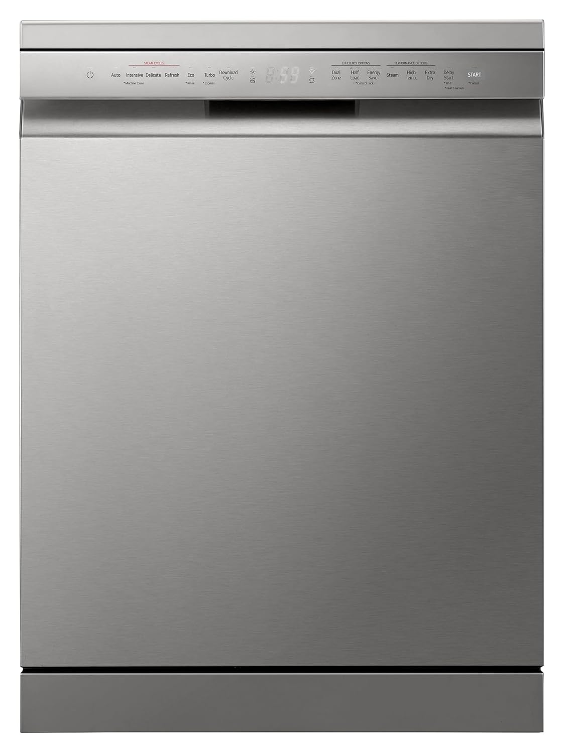 LG DFB435FV 15-Place Dishwasher: Powerful Cleaning for Big Loads