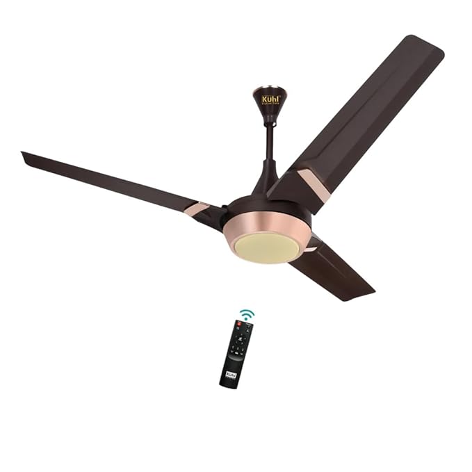 KUHL Juwel J3 1200 mm 65% Power Saving BLDC Ceiling Fan | BEE 5 Star Rated & ISI Marked | High Air Flow Espresso