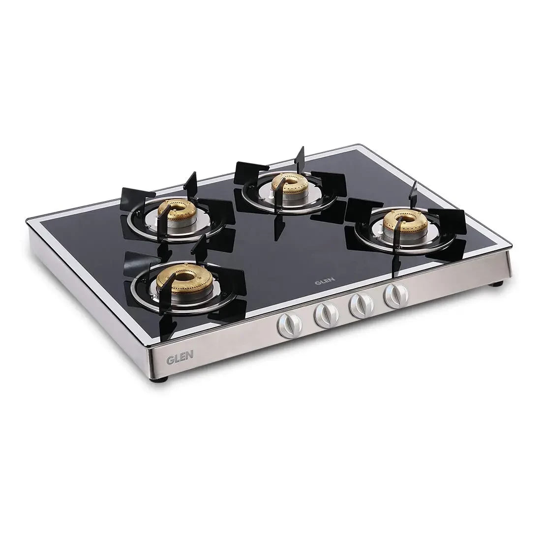 Glen GL 1048 GT Auto Ignition Forged BB Mirror Designer Glass Cooktop