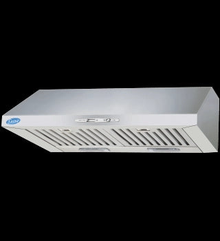 Glen 60 cm 1000 m3/hr Straight Line Chimney Baffle Filters Push buttons (6002DX SS, Silver)