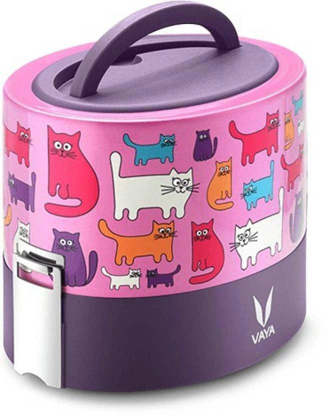 Vaya Tyffyn 600ml Cats - w/o BagMat 2 Containers Lunch Box (600 ml)