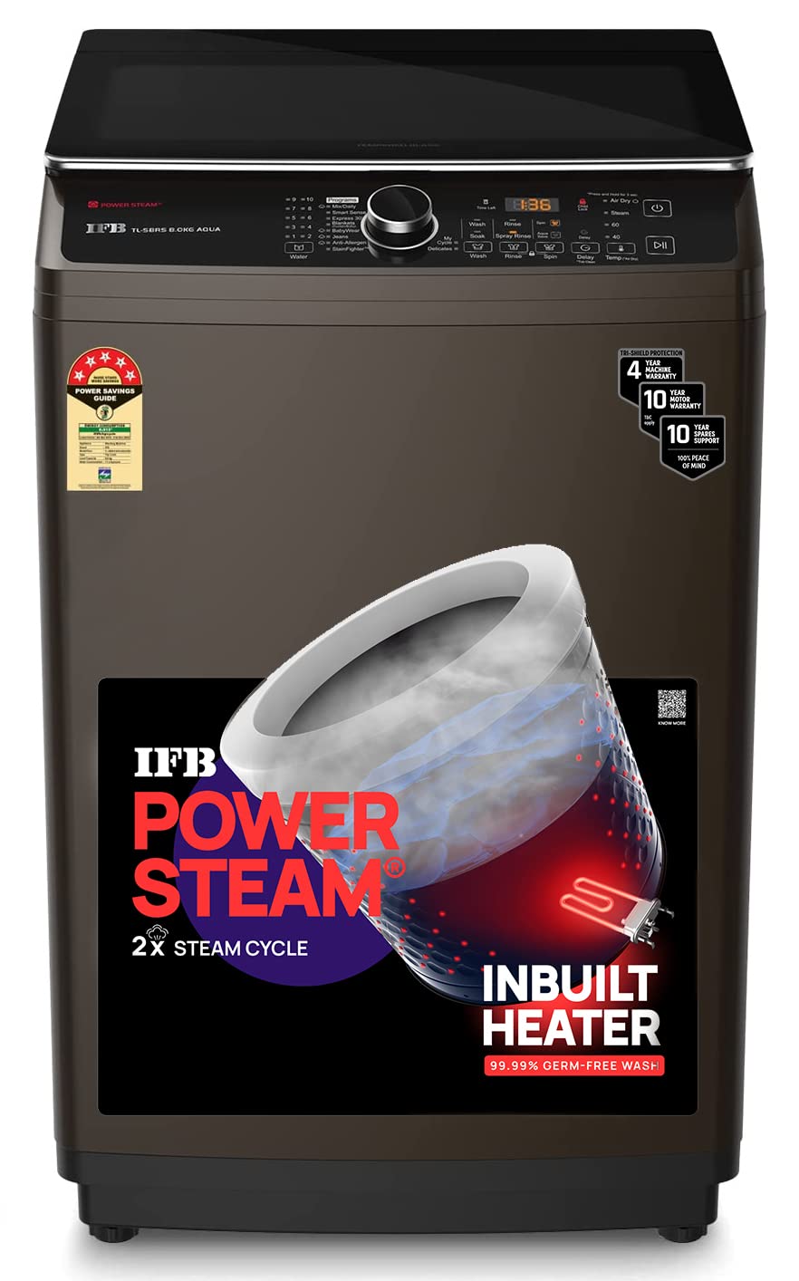 IFB 8.0 Kg Washing Machine TL-SBRS 8.0 KG Aqua Brown
