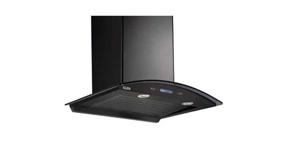 Glen Auto Clean Curved Glass Chimney with 1 Year on product & 12 Year on motor, Inverter Technology, BLDC Motor 1400 m³/h - 90cm (6061 AC BL)