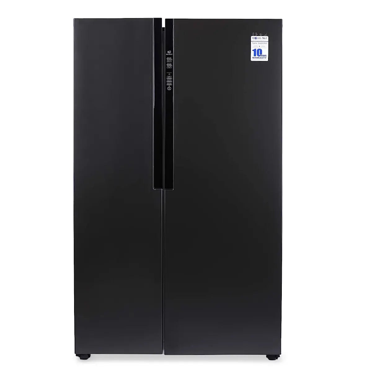Haier 565 L Inverter Frost-Free Side-by-Side Refrigerator (HRF-619KS, Black Silver)