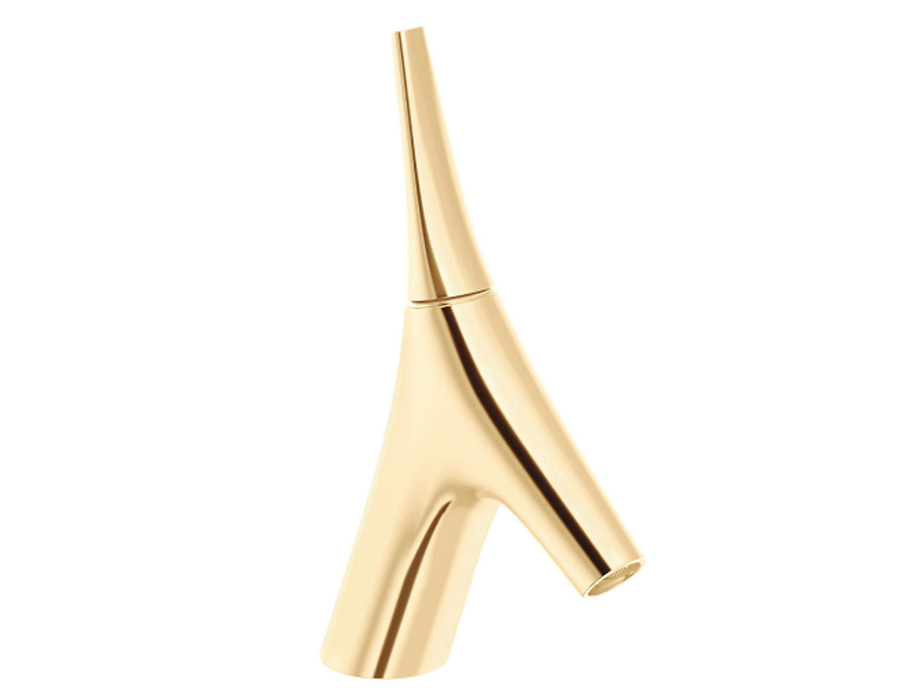 kohler K-23966IN-4ND-AF Single-control basin faucet without drain in french gold