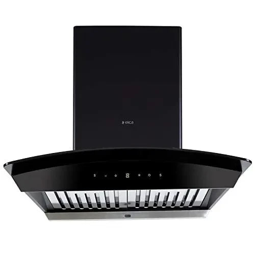 Elica 60 cm 1200 m3/hr Auto Clean Chimney (WDAT HAC 60 MS NERO, Touch + Motion Sensor Control, Black)
