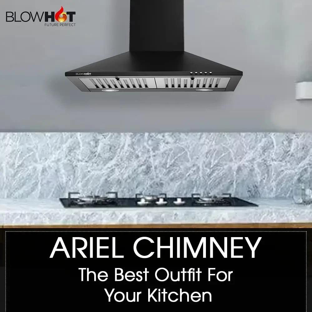 BLOWHOT EVA-BLACK 60 CM CHIMNEY