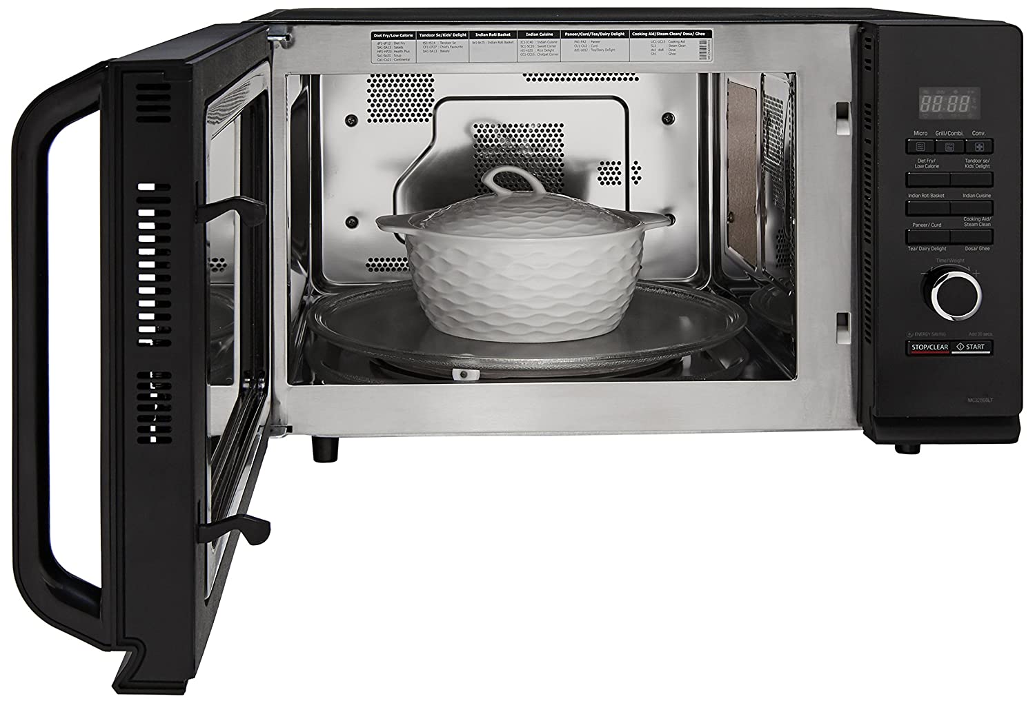 LG 32L Convection Microwave Oven MC3286BLT Black