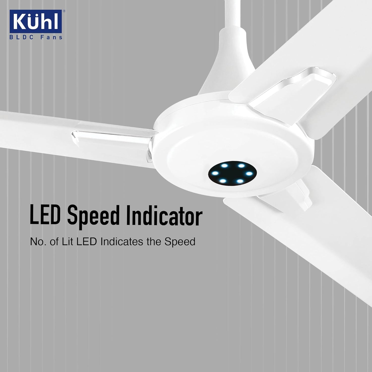KUHL Prima A7 1200mm BLDC Ceiling Fan | Remote Control | 65% Power Savings | 29W | BEE 5 Star & ISI Certified