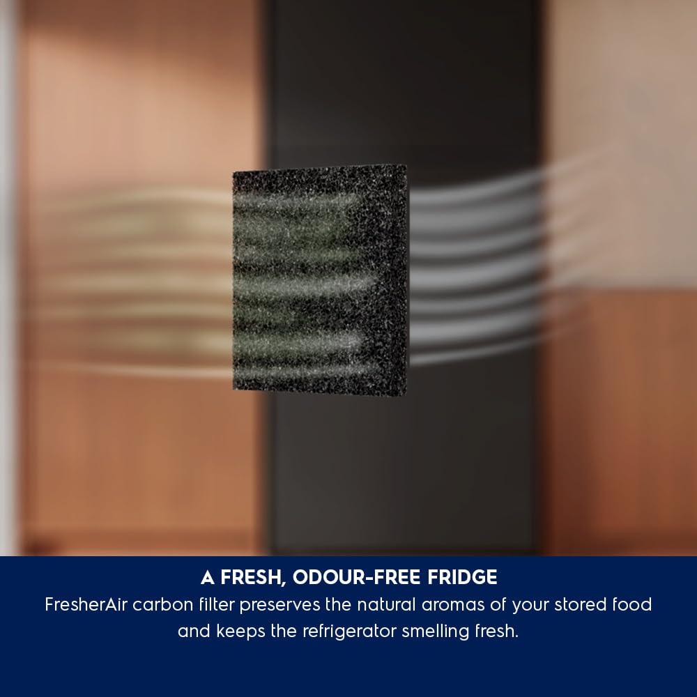 Electrolux 341L FF Double Door Fridge ETM3400L-S - Frost Free, Sleek Design