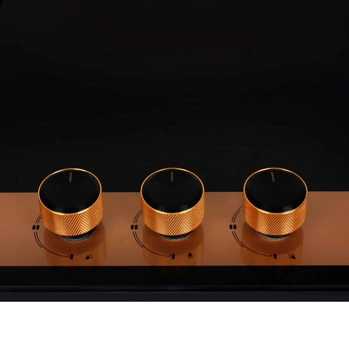 Faber Hobtop Gas Stove 90 cms 3 Brass Burners (Utopia HT903 BR CI AI)