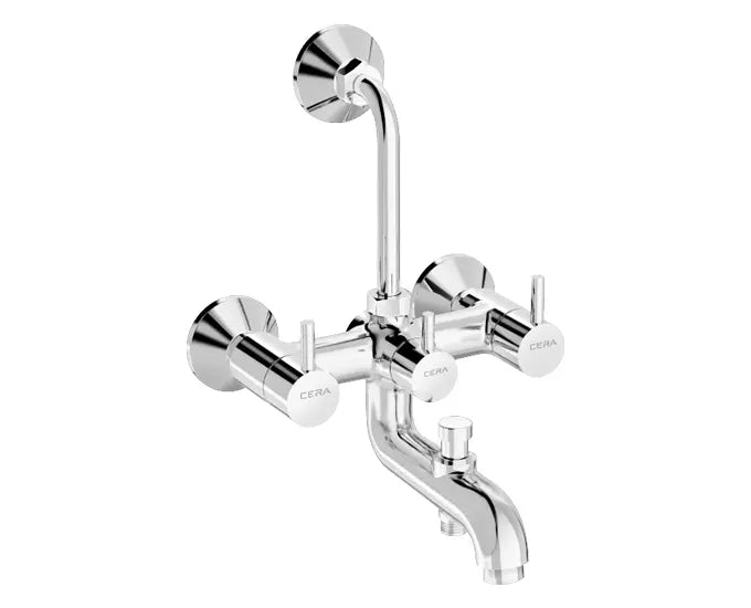 Cera F2013403 Fountain Wall Mixer Silver Colour