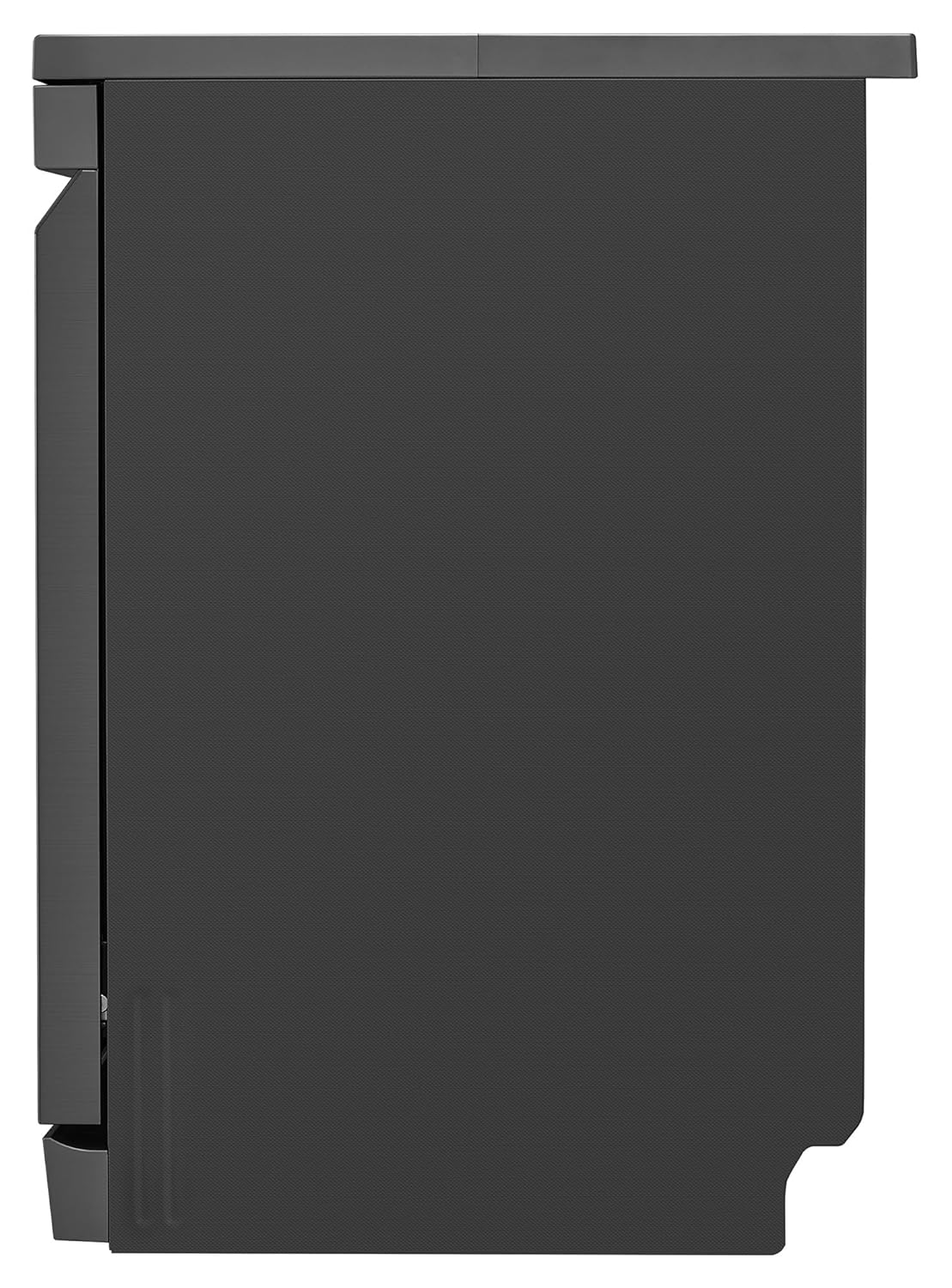 LG 15 Place Settings with TrueSteam Technology Freestanding Dishwasher (DFB435FM, Matte Black, Auto Open Door, QuadWash, EasyRack Plus-Easy to load all types of utensils, Direct Drive Motor & Wi-Fi)