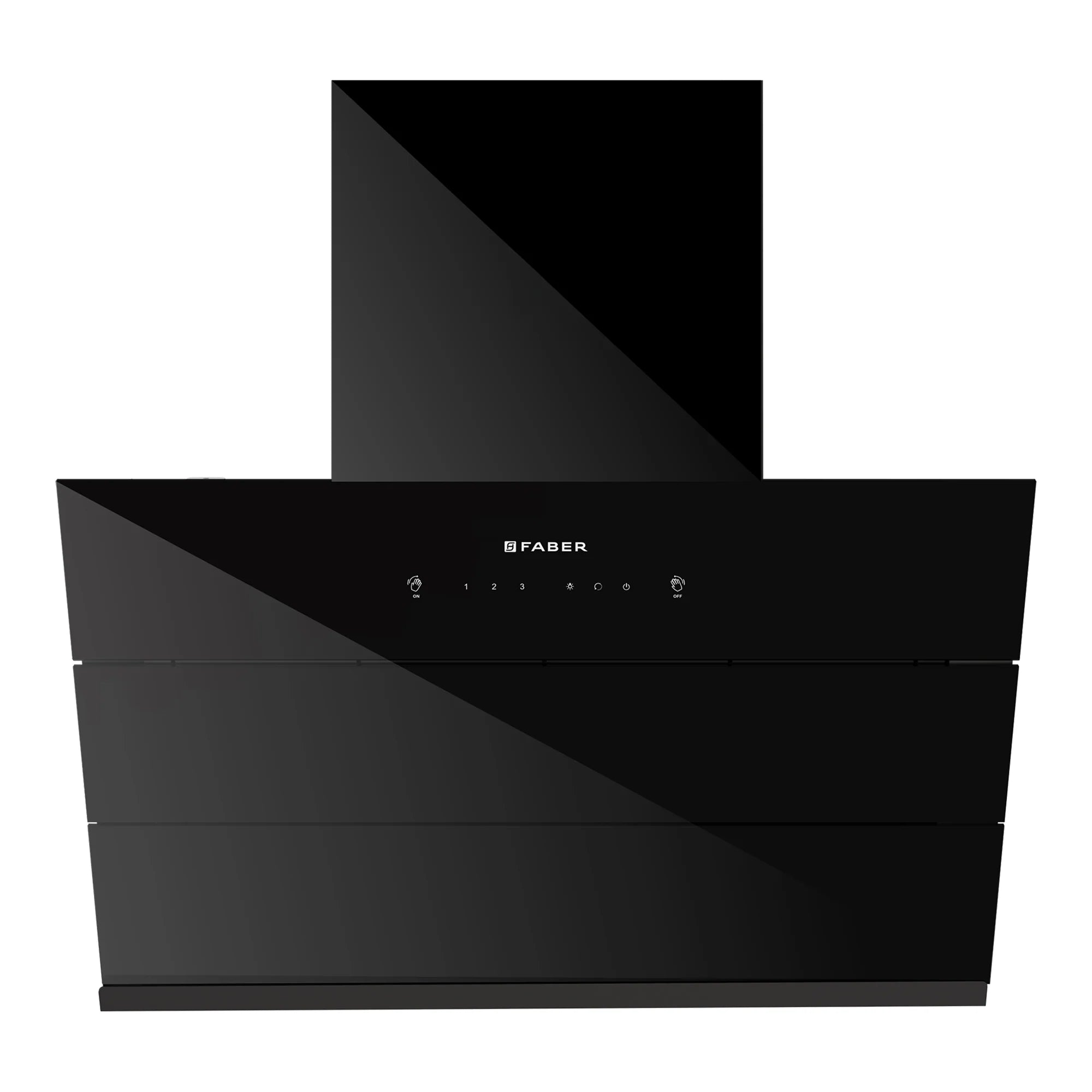Faber ARIES FL HC SC BK IN 90 Chimney: Sleek and Powerful Kitchen Ventilation