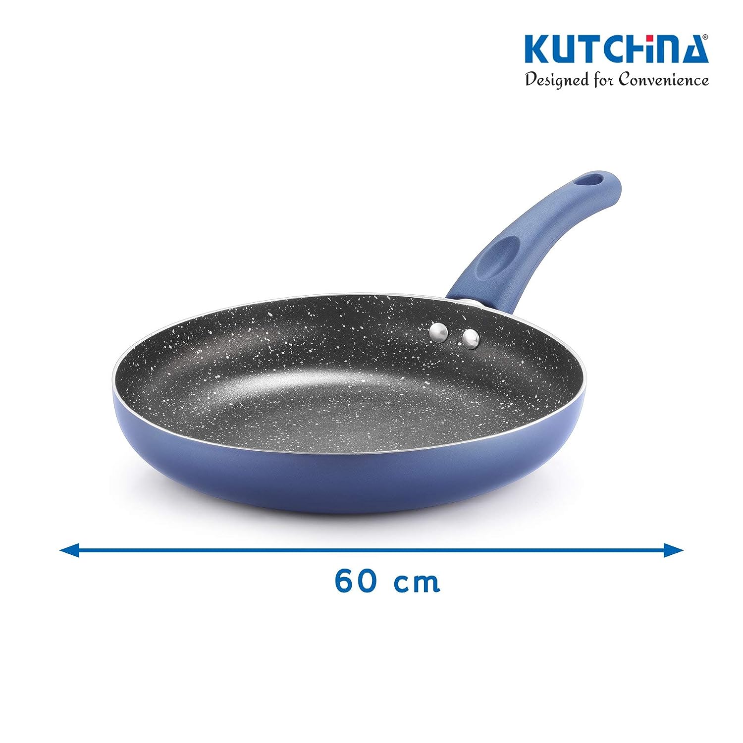 KUTCHINA Endura Frying Pan 22 cm 4 Layer Non-Stick Cookware with Marble Finish