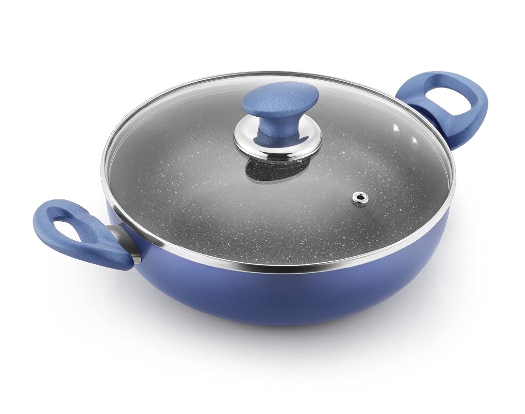 KUTCHINA Endura kadai Non Stick 30 CM, 4 Layered Non-Stick kadai with lid with Induction kadai& Non Stick kadaI