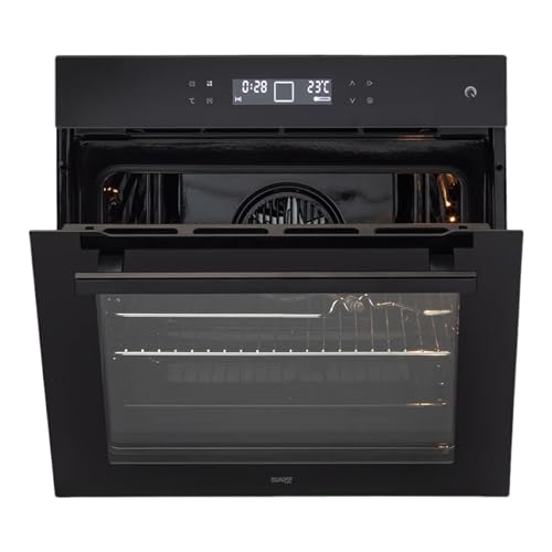 KAFF OV 81 TCBLAFRN | 81 Litre Built-in Oven with Air Fryer Function | Multi-Functional Oven with Light, Rotisserie, Fan & Grill | Child Lock, Memory Function and Full Touch Controls (Black)