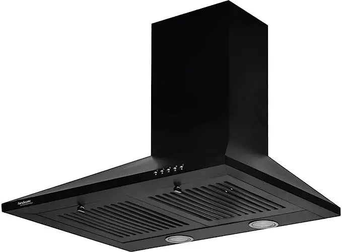 Hindware Chimney Myra Black 60cm 1000m3/hr Baffle Filters