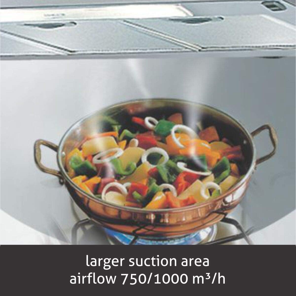 Glen 6071 Touch Sensor SS LED Lights, Baffle Filter with LTW Kitchen Chimney (60cm)