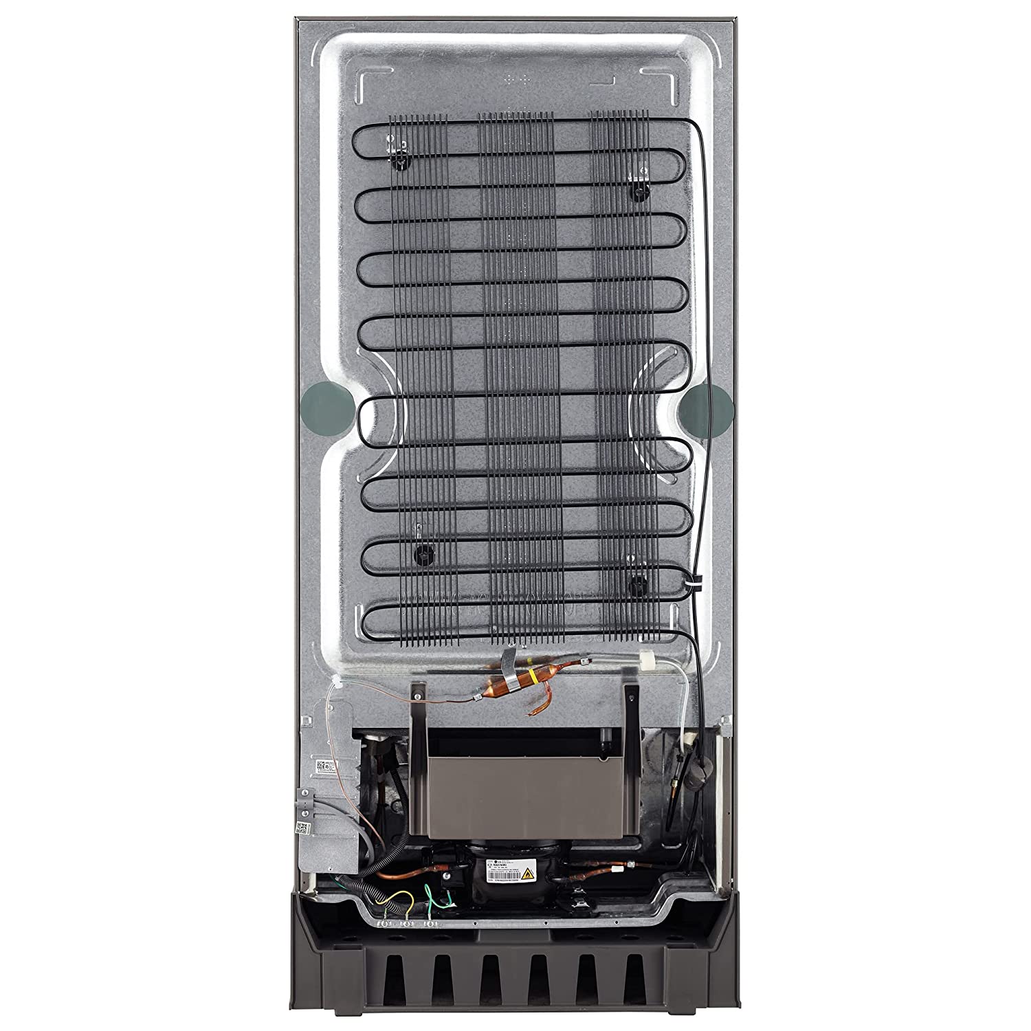 LG 201 L 5 Star Inverter Direct-Cool Single Door Refrigerator (GL-D211CPZU, Shiny Steel, Base stand with drawer)