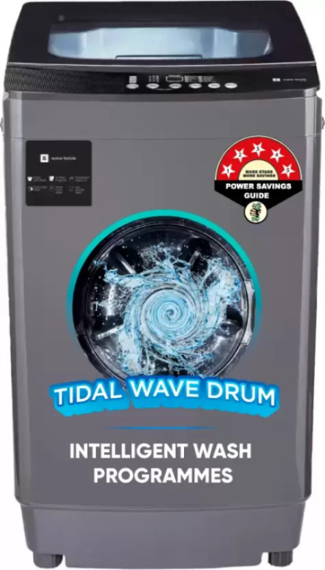realme TechLife 7.5 kg 5 Star Rating Fabric Safe Wash Fully Automatic Top Load Washing Machine Grey (RMFA75A5G)